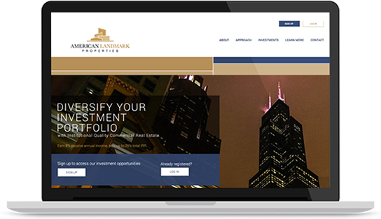 Login to your commercial real estate investment account